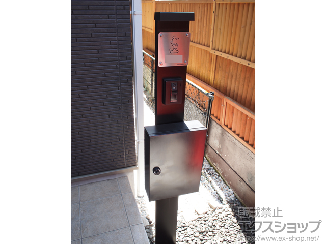 神奈川県相模原市のの機能門柱・ポスト シンプレオ ポストユニット 1型 施工例