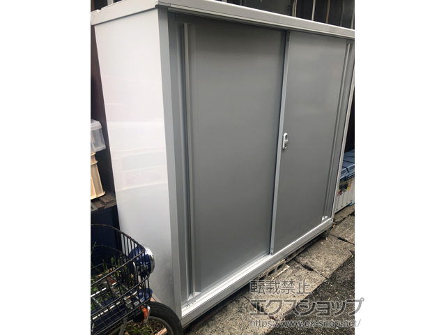 埼玉県南埼玉郡宮代町のの物置・屋外倉庫 シンプリー 一般型 1740×615×1603 MJX-176D-P-FS 施工例
