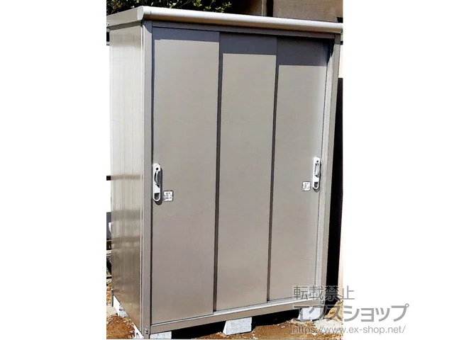 千葉県野田市のヨドコウの物置・収納・屋外倉庫 エスモ 一般型 1350×750×1959 ESE-1307A-SS 施工例