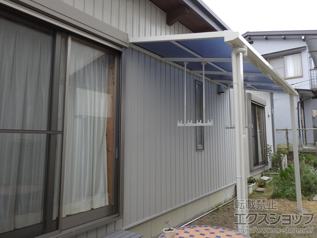 愛知県春日井市ののテラス屋根 ソラリア F型 テラスタイプ 単体 積雪〜20cm対応 施工例