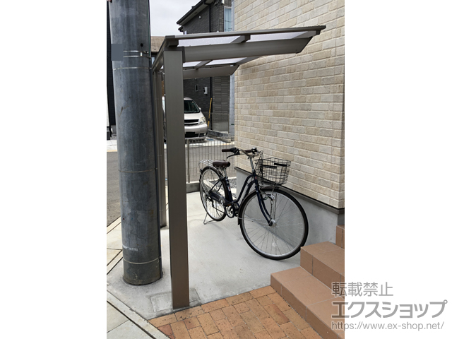 埼玉県川口市ののサイクルポート・駐輪場 ネスカFミニ (フラットスタイル) 積雪〜20cm対応 施工例