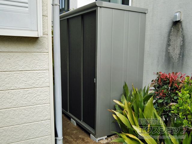 千葉県柏市のの物置・屋外倉庫 エスモ 一般型 1797×900×1959 ESE-1809A-DW 施工例