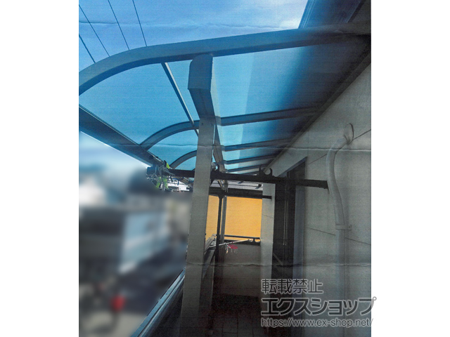 千葉県市川市ののバルコニー・ベランダ屋根 スピーネ R型 屋根タイプ 単体 積雪〜20cm対応 施工例