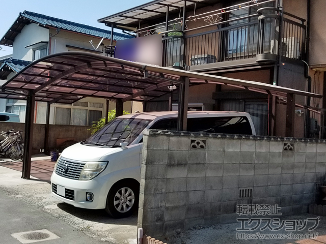 岡山県倉敷市ののカーポート レイナツインポートグラン　積雪〜20cm対応 施工例
