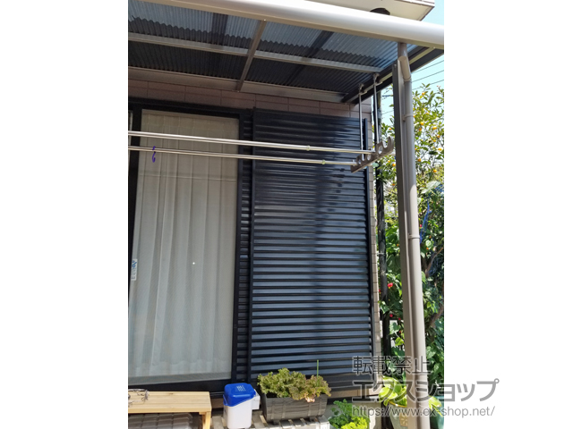 埼玉県さいたま市のLIXIL リクシル（トステム）のテラス屋根 ナーラテラス テラスタイプ 単体 積雪〜20cm対応 施工例