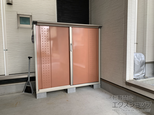 神奈川県川崎市のの物置・屋外倉庫 グランプレステージジャンプ 1488×530×1400 GP-155C-F-TR 施工例