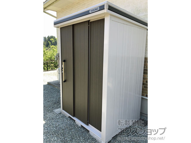 鹿児島県薩摩川内市のの物置・屋外倉庫 エルモ 一般型 1520×1170×2121 LMD-1511-DW 施工例