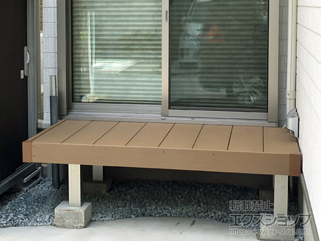 大阪府堺市ののウッドデッキ リウッドデッキ 200 施工例