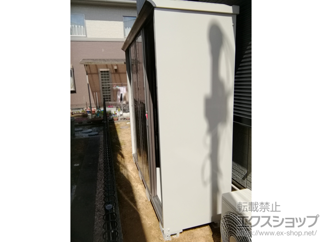 兵庫県加東市のの物置・屋外倉庫 グランプレステージジャンプ 2247×750×2100 GP-227H-F-CB 施工例