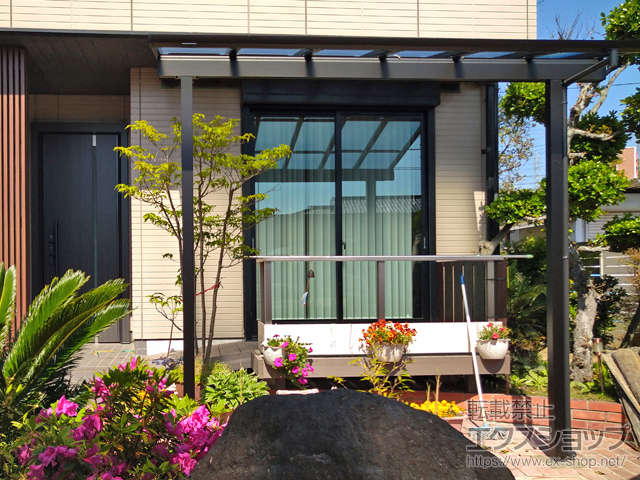 愛知県額田郡幸田町ののテラス屋根 ソラリア F型 テラスタイプ 単体 積雪〜20cm対応 施工例