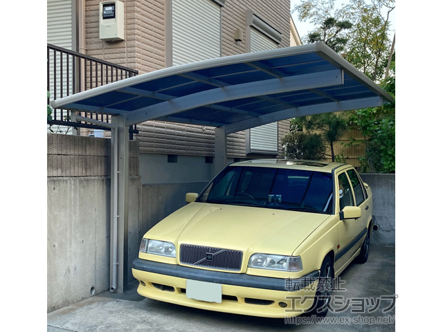 神奈川県藤沢市ののカーポート プレシオスポート 積雪〜20cm対応 施工例