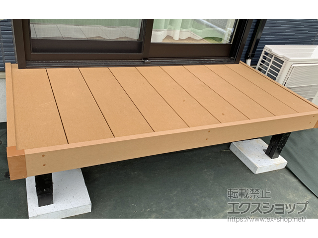 茨城県土浦市ののウッドデッキ リウッドデッキ 200 施工例