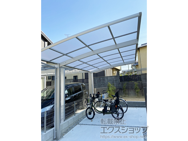 奈良県奈良市ののカーポート プレシオスポート 積雪〜20cm対応 施工例