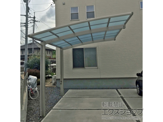 岡山県倉敷市ののカーポート レイナポートグラン　積雪〜20cm対応 施工例