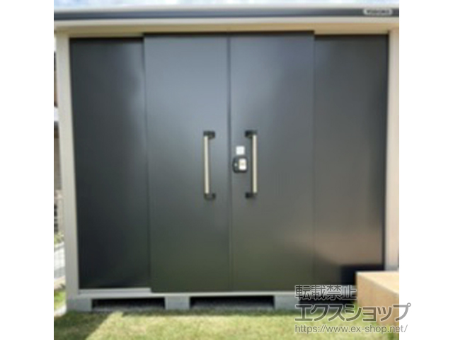 茨城県つくば市のの物置・屋外倉庫 エルモ 一般型 2570×820×2122（LMD-2508） LMD-2508-SM 施工例