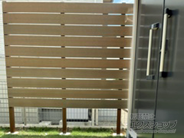 茨城県つくば市ののフェンス・柵 プラド/one ジョイントなし仕様 高尺タイプ 10段 　すき間10mm 施工例