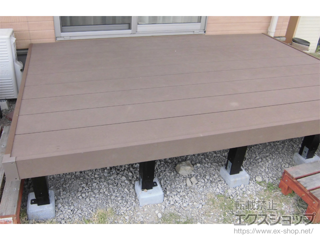 長野県安曇野市ののウッドデッキ リウッドデッキ200 施工例