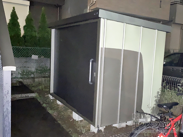 千葉県船橋市のの物置・屋外倉庫 エスケーエイト SK8-130 一般型 2600×1600×1940 SK8-130-GK 施工例