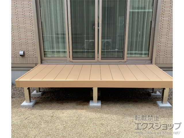 岐阜県各務原市ののウッドデッキ リウッドデッキ 200 施工例
