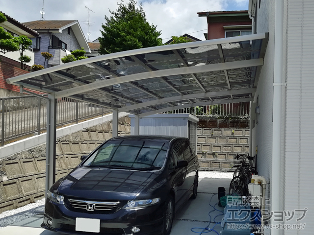 東京都町田市ののカーポート レイナベーカポートグラン 延長　積雪〜20cm対応 施工例