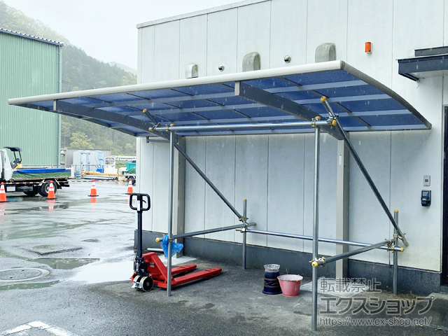 岡山県津山市ののカーポート プレシオスポート 積雪〜20cm対応 施工例