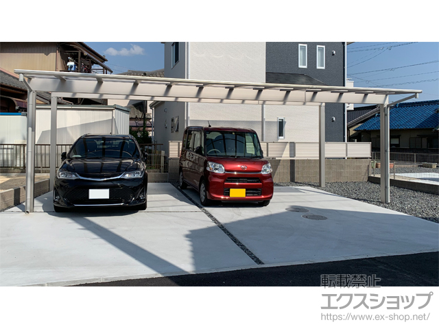 愛知県豊田市ののカーポート エフルージュ トリプル FIRST 積雪〜20cm対応 施工例