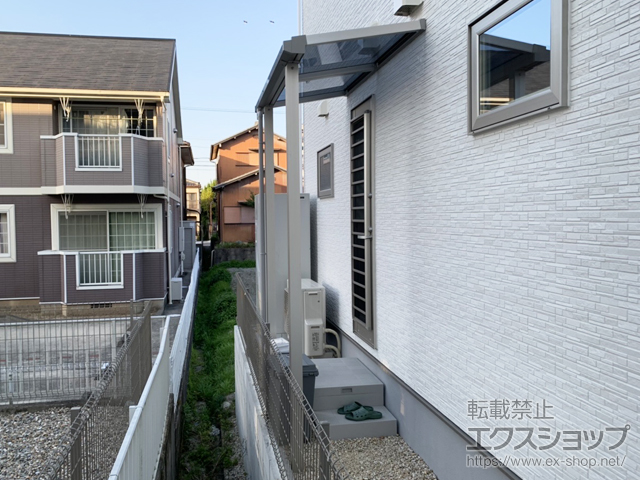 愛知県瀬戸市ののテラス屋根 プレシオステラスII F型 テラスタイプ 単体 積雪〜20cm対応 施工例