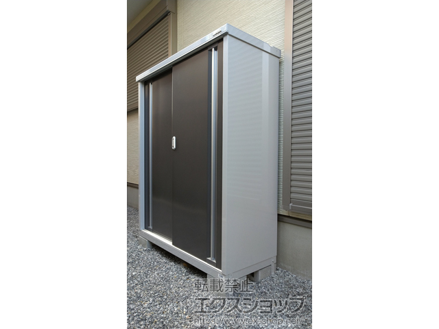 千葉県習志野市のの物置・屋外倉庫 シンプリー 一般型 1320×515×1603 MJX-135D-P-PG 施工例