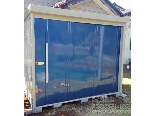 茨城県小美玉市のの物置・屋外倉庫 Mr.ストックマンダンディ 一般型 2532×1590×2110 ND-2515-DB 施工例