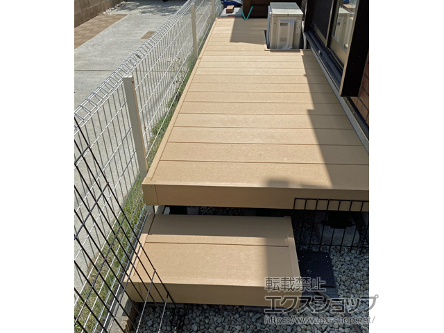 兵庫県加古郡播磨町ののウッドデッキ リウッドデッキ 200 施工例