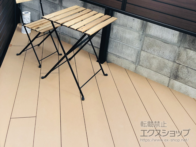 東京都葛飾区ののウッドデッキ リウッドデッキ 200 施工例