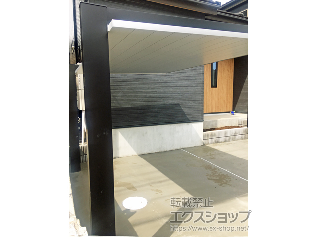 千葉県流山市ののサイクルポート・駐輪場 カーポートSCミニ 積雪20cm 施工例