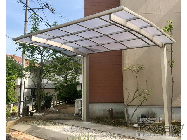 大阪府池田市ののカーポート プレシオスポート 積雪〜20cm対応 施工例