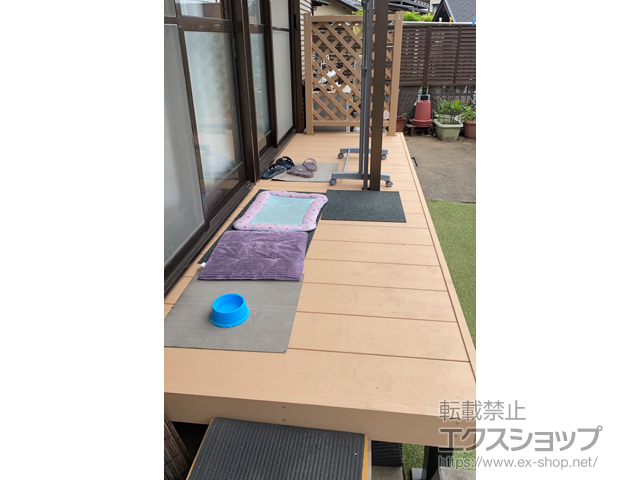 東京都日野市ののウッドデッキ リウッドデッキ 200 施工例