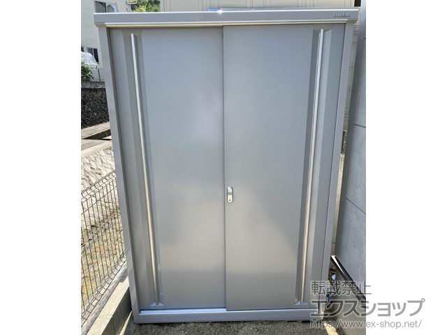 広島県広島市のの物置・屋外倉庫 シンプリー 一般型 1320×755×1903 MJX-137E-P-FS 施工例