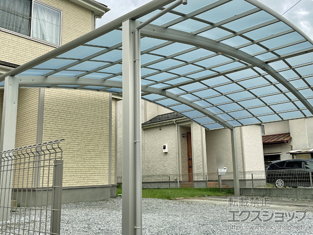 栃木県さくら市ののカーポート レイナトリプルポートグラン　積雪〜20cm対応 施工例
