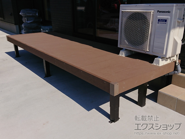 宮城県石巻市ののウッドデッキ マージウッドデッキ 施工例