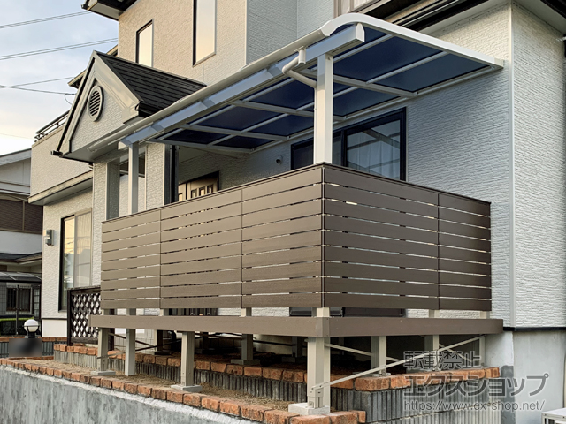 大阪府泉南郡熊取町ののウッドデッキ リウッドデッキ 200 施工例