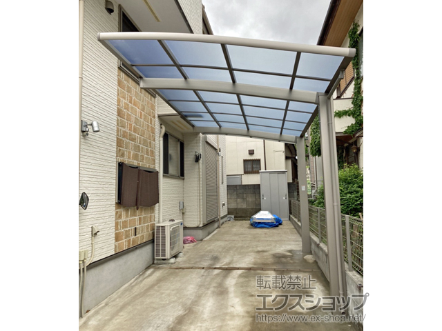 千葉県柏市ののカーポート ネスカR (ラウンドスタイル) 積雪〜20cm対応 施工例