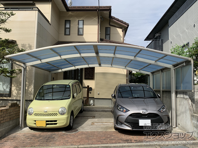 広島県廿日市市ののカーポート レイナツインポートグラン　積雪〜20cm対応 施工例