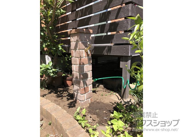 東京都府中市のの立水栓・ガーデンシンク ネオキャスティ 施工例