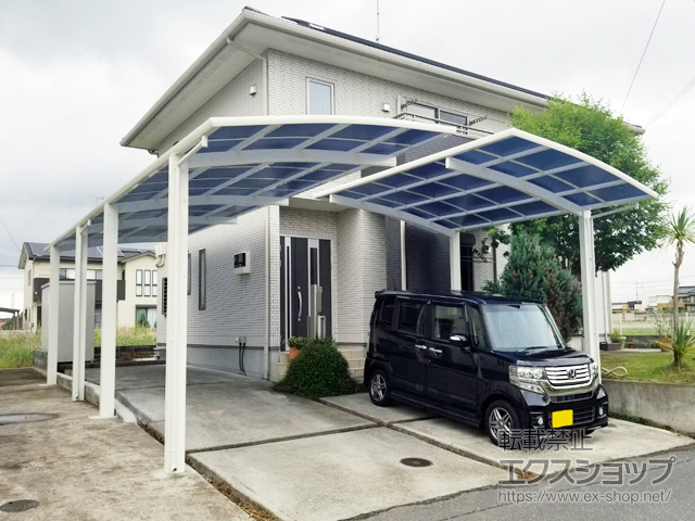 茨城県下妻市ののカーポート レイナポートグラン　積雪〜20cm対応 施工例
