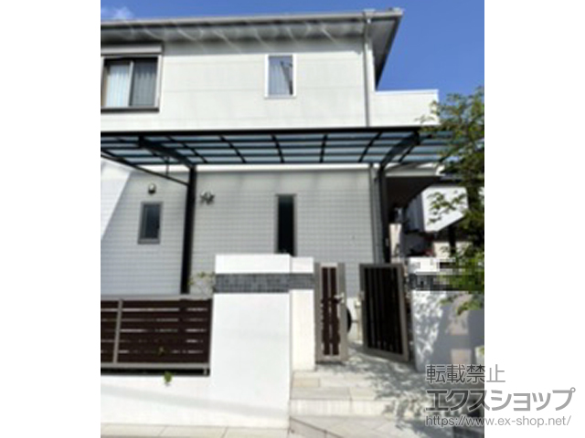 千葉県松戸市ののカーポート レイナポートREグラン 前下がり 積雪〜20cm対応 施工例