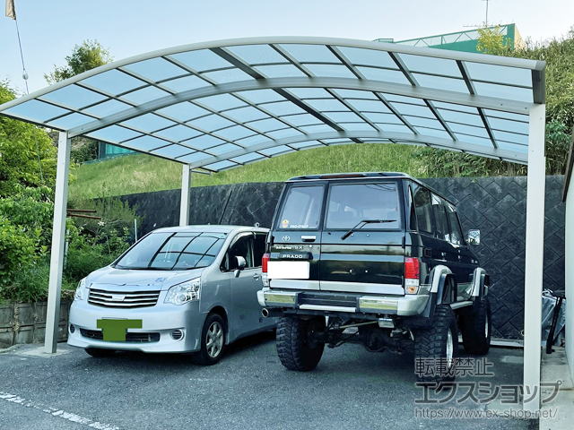 大阪府高槻市ののカーポート レイナツインポートグラン　積雪〜20cm対応 施工例