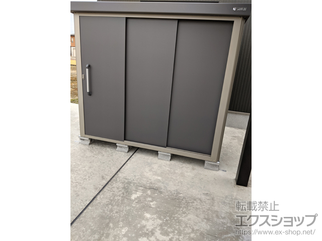 新潟県長岡市のの物置・屋外倉庫 エスケーエイト SK8-100 一般型 2200×1600×1940 SK8-100-GK 施工例