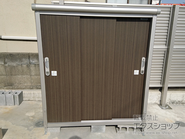 福井県福井市のの物置・屋外倉庫 エスモ 一般型 1350×750×1501 ESE-1307E-DW 施工例