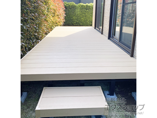 茨城県つくば市ののウッドデッキ リウッドデッキ 200 施工例