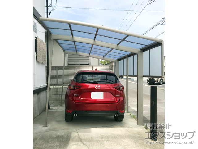 愛知県みよし市ののカーポート フーゴR 積雪〜20cm対応 台風補償付 施工例