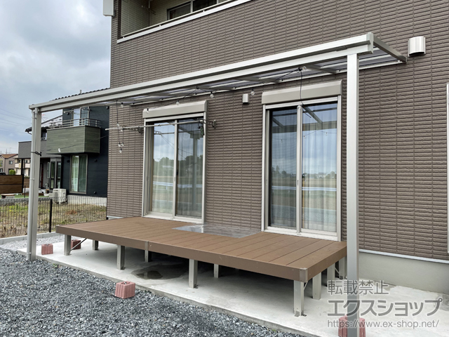 埼玉県熊谷市ののウッドデッキ リウッドデッキ 200 施工例