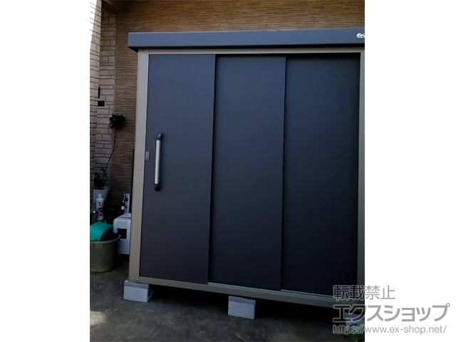 富山県富山市のの物置・屋外倉庫 エスケーエイト SK8-70 一般型 1800×1200×1940 SK8-70-GK 施工例